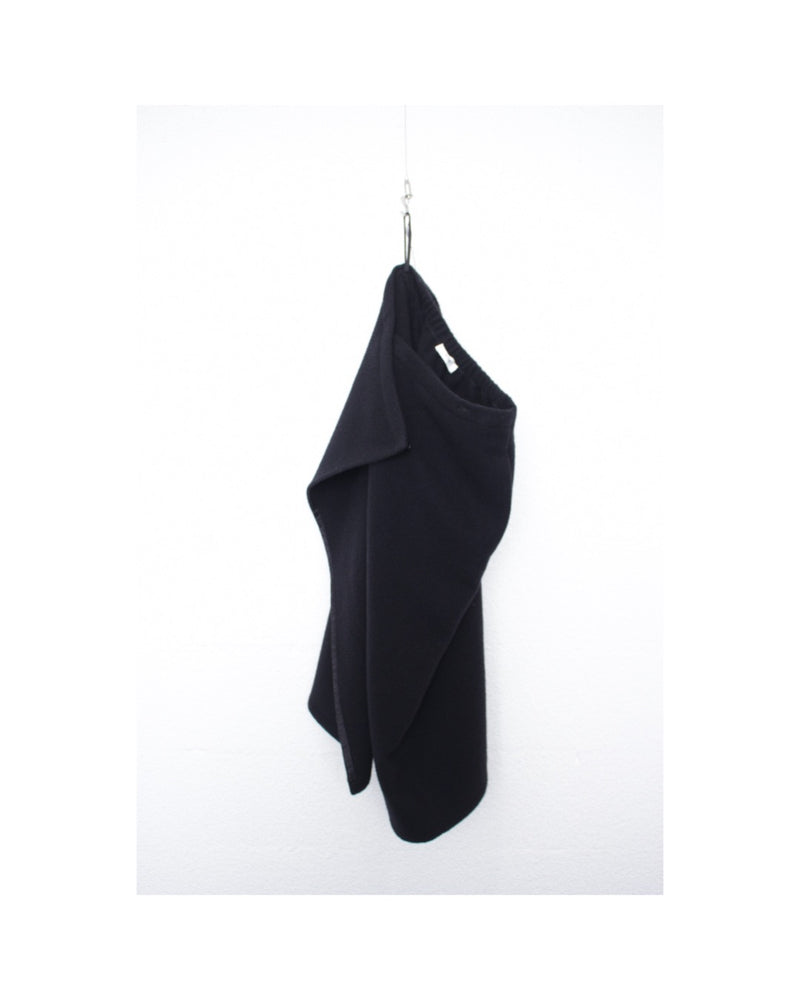 RIER / FLEECE WRAP SKIRT - Tourbe (SKT23 X02)