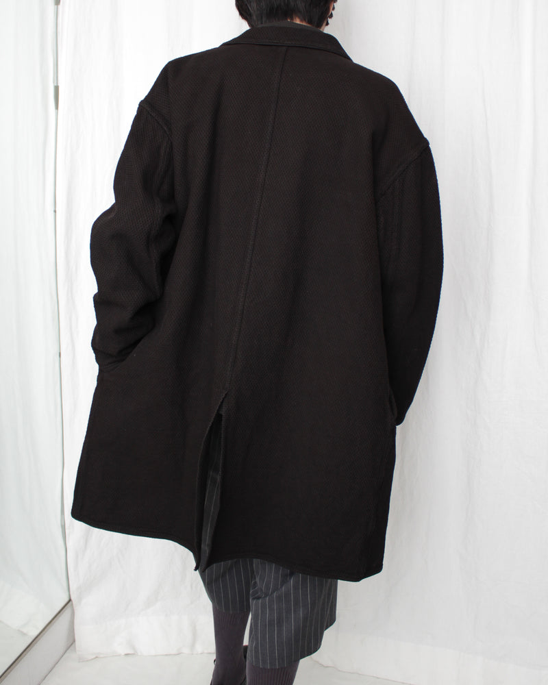 ORIENTAL DUSTER COAT (0716-C-001-A) Amami Doro Mud Dye