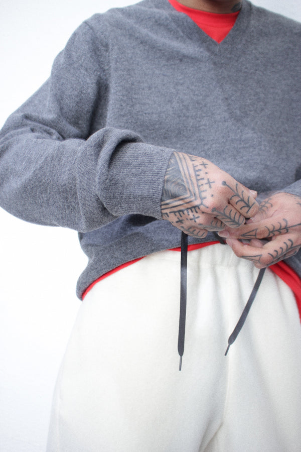 RIER / FLEECE TROUSERS - White (TRS22 X02)