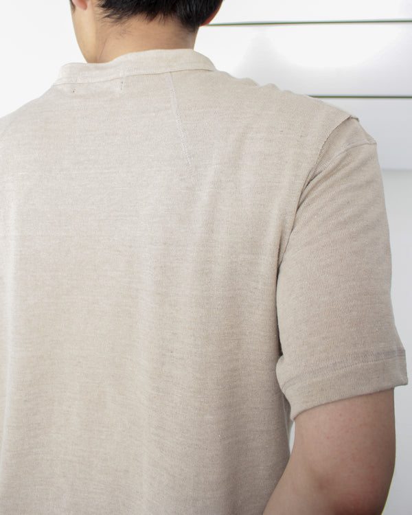 ENSOU. / RIGHT-POCKETED SLEEVELESS - Sand Beige (E12T007)