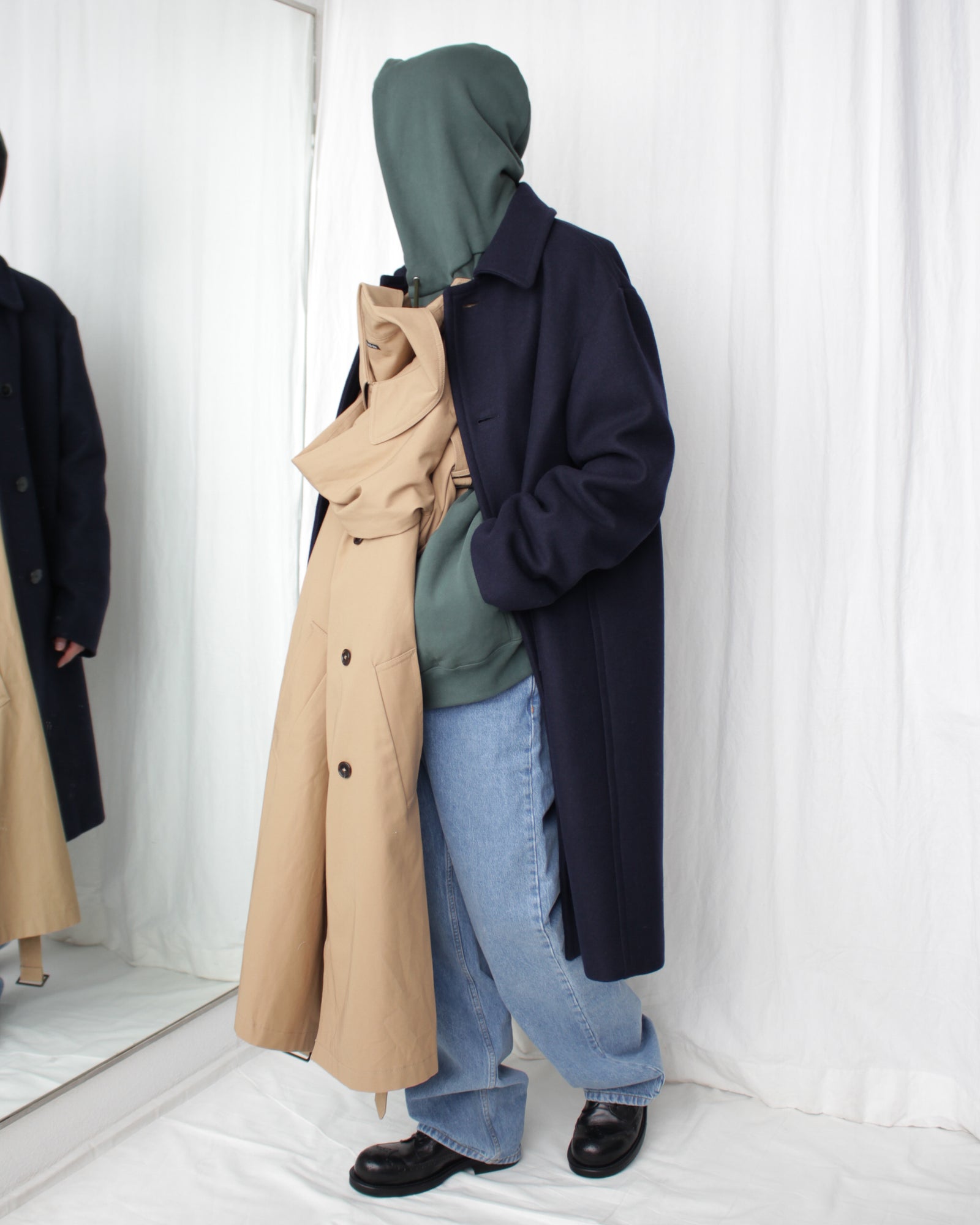 LES SIX コート LES SIX レシス 通販 KAOS COAT (TRETTIOSEX-8-CT-KAOS) Kaos – Mukta