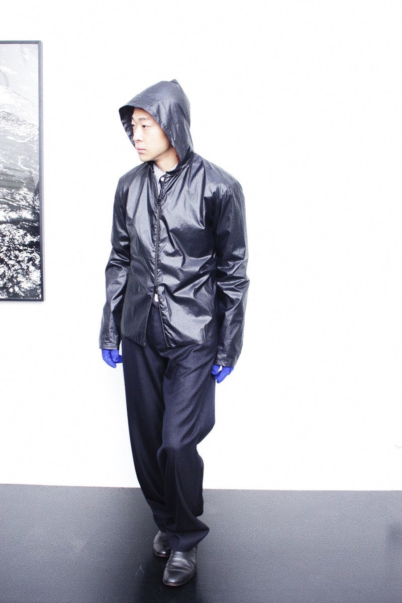 GABRIELA COLL GARMENTS / NO.258 EXCLUSIVE HOODED JACKET - Black