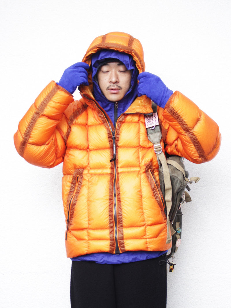 C.P. COMPANY / D.D. SHELL HOODED JACKET - Russet Orange (19CMOW702A)