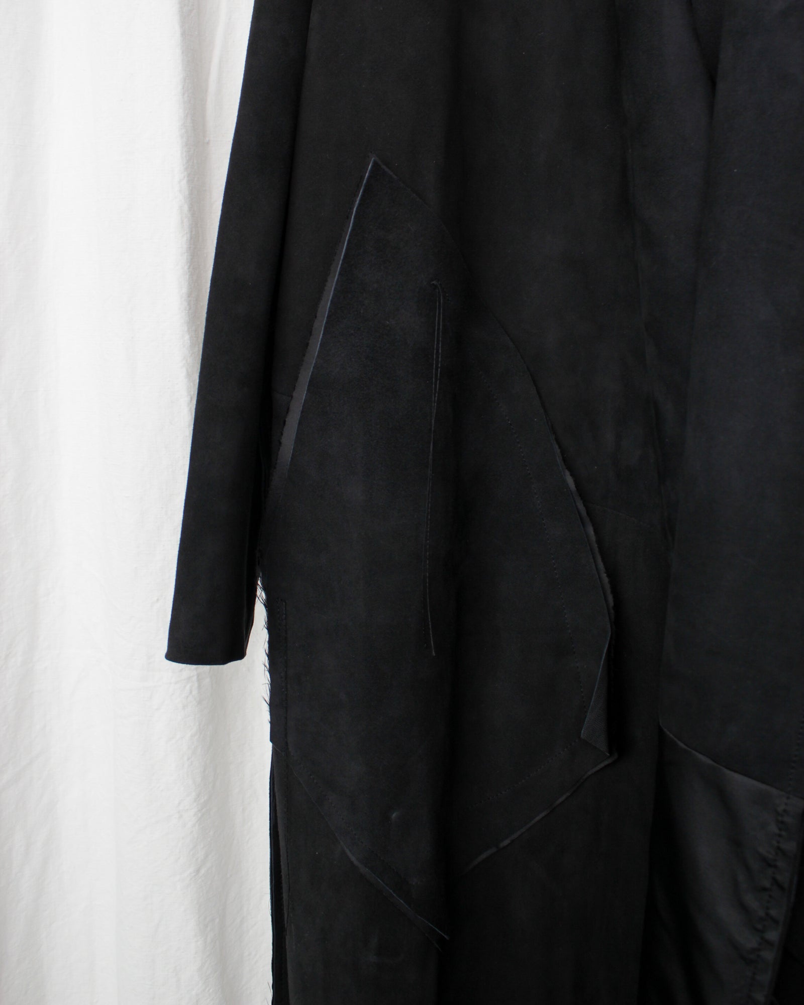 SULVAM サルバム 通販 CLASSIC LEATHER GOWN COAT (M-L01-900