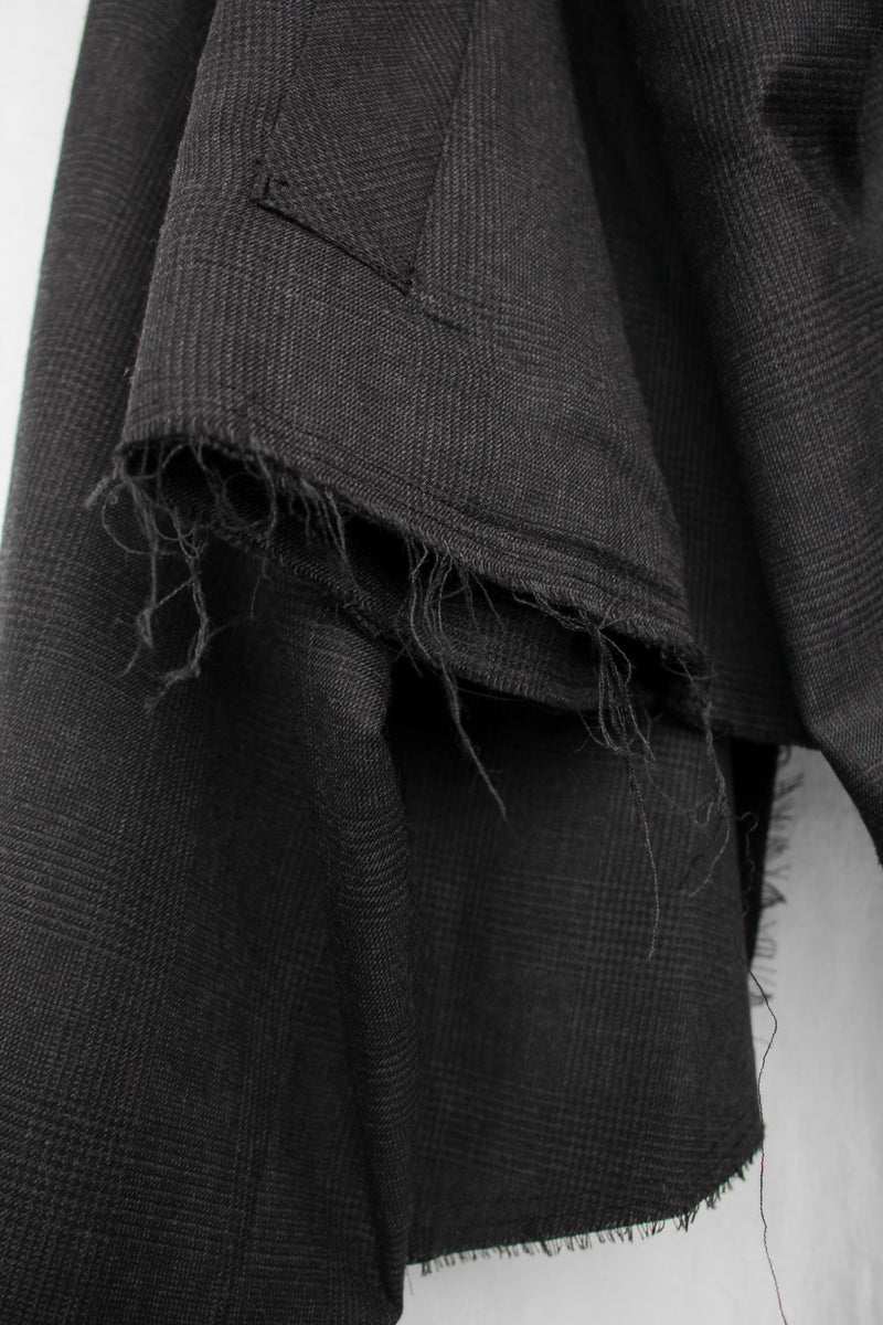 SULVAM / SHORT SCARF BLOUSON - Gray (WW-Y01-110)