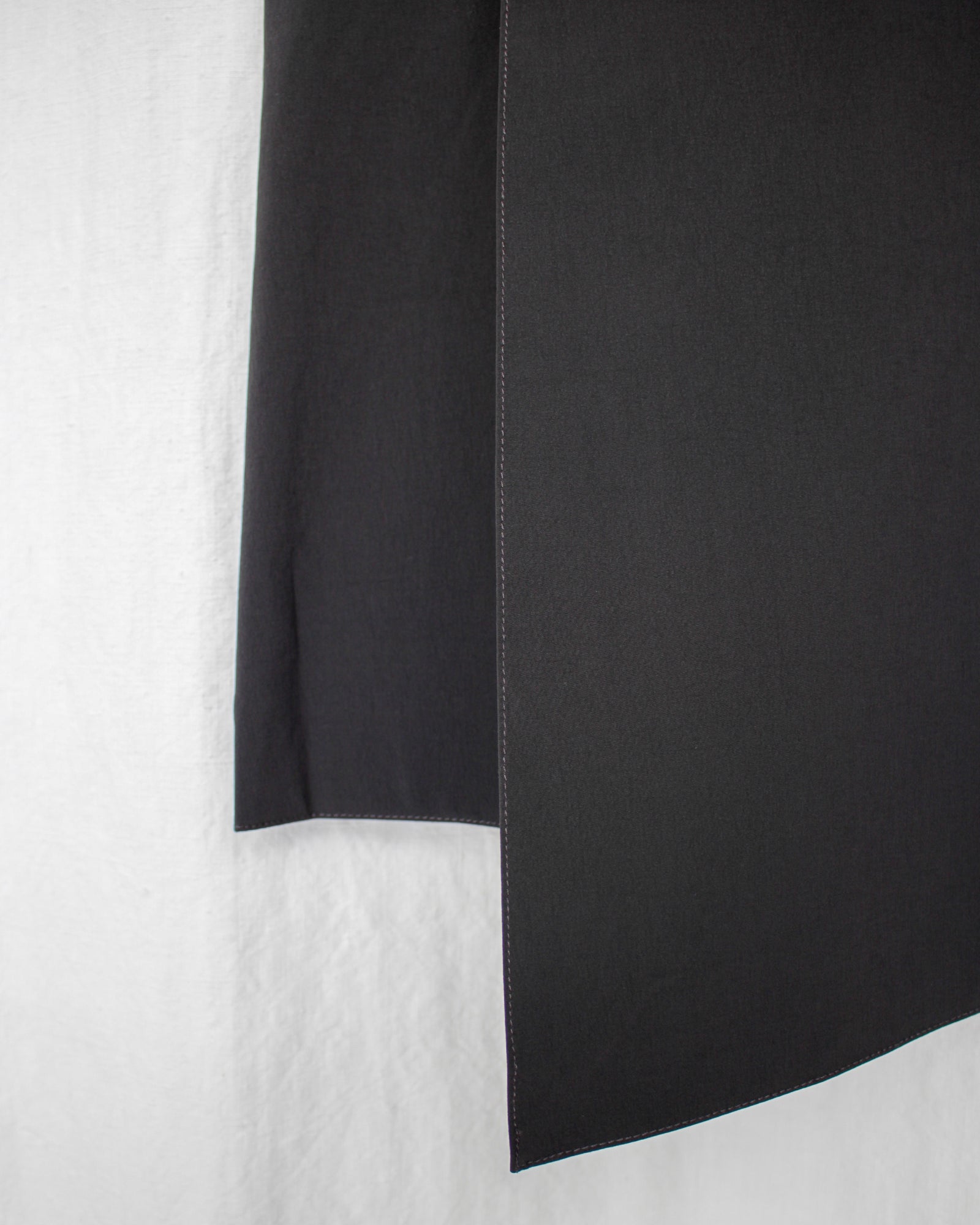 OMAR AFRIDI WRAPPED SKIRT / Charcoal - NIGHTHAWKS