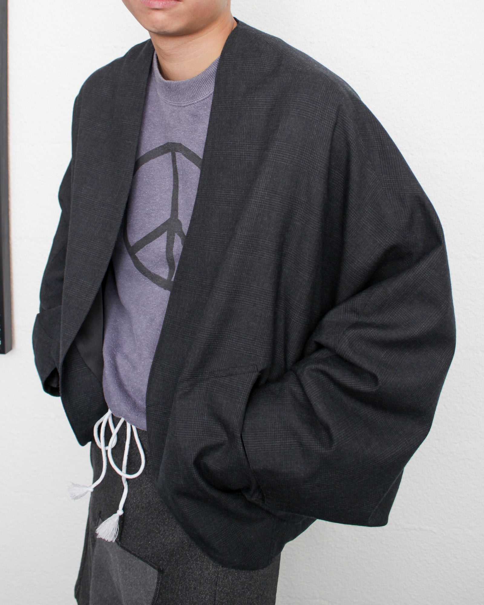sulvam サルバム 通販 HAORI JACKET (WW-Y02-110) Gray – Mukta / Sal