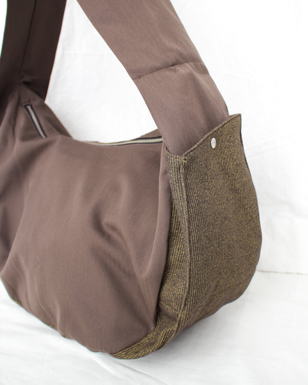 ZIPPED LIDIA BAG (SS25-BAG-103-01) Sand×Dirty Yellow