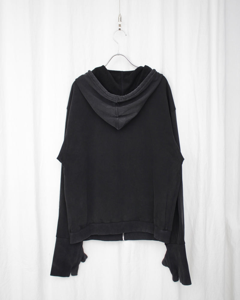 SE ZIP UP HOODIE (AAA1) Black