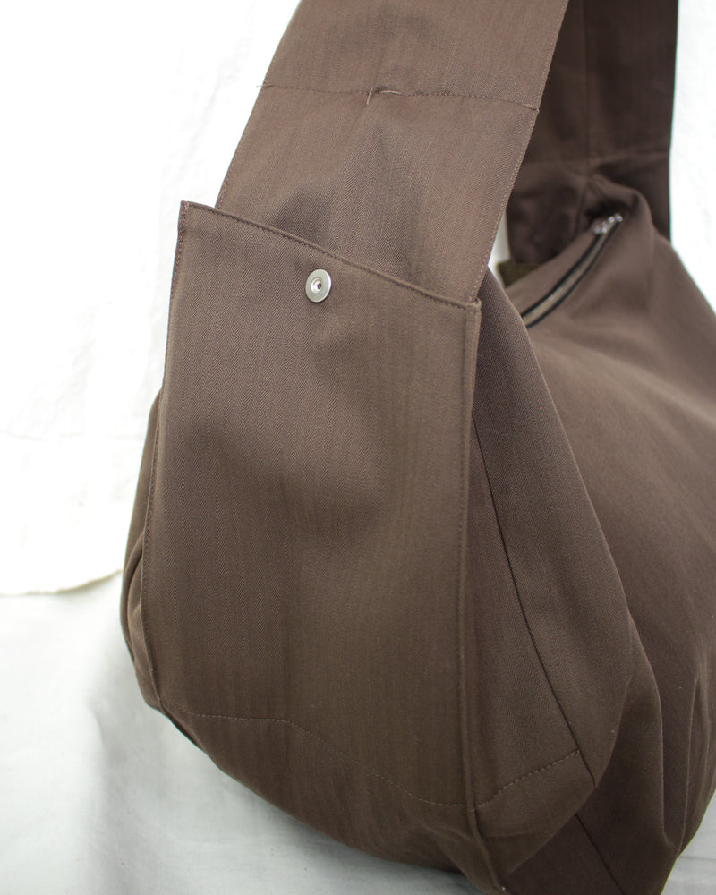 ZIPPED LIDIA BAG (SS25-BAG-103-01) Sand×Dirty Yellow