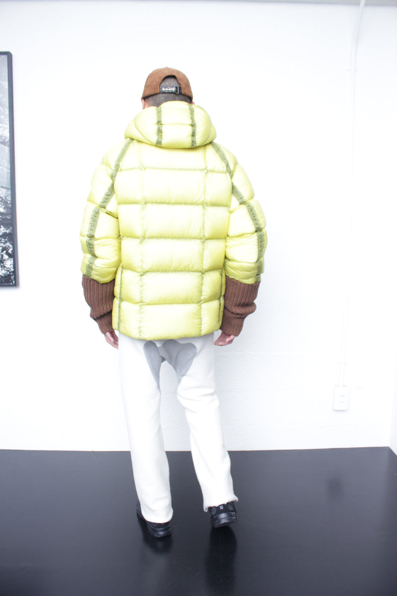 C.P. COMPANY / D.D. SHELL HOODED JACKET - Green Sheen (19CMOW702A)