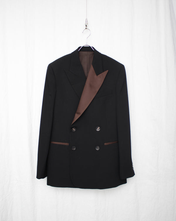 RISE TUXEDO JACKET (MS25JA05-WV03-999) Black