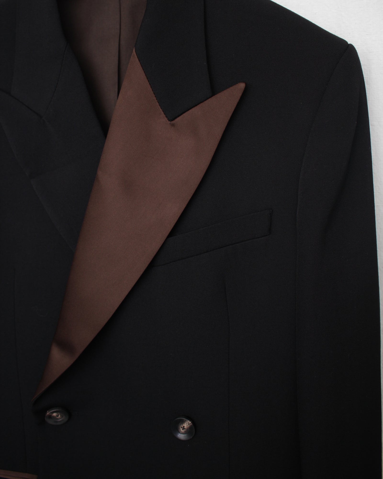 WALES BONNER / RISE TUXEDO JACKET (MS25JA05-WV03-999) Black