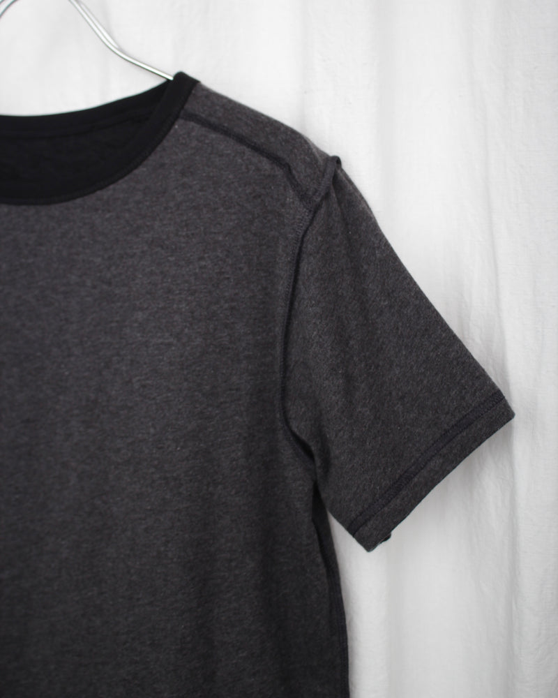 REVERSE T-SHIRT (FW24T08) Black/Grey