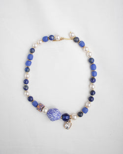 STORY NECKLACE (UA24NK02-599) Blue / White