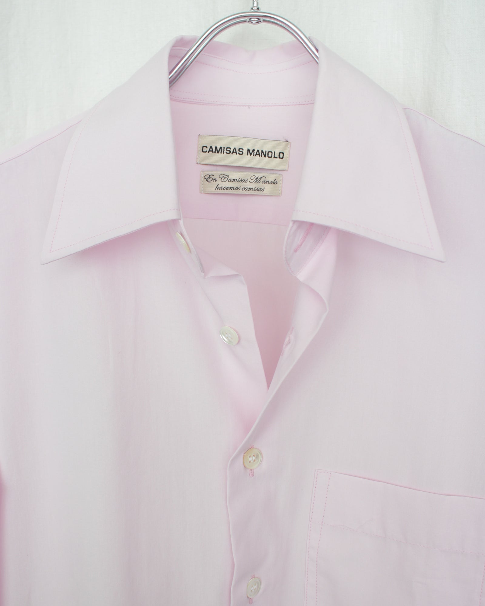 CAMISAS MANOLO シャツ カミサスマノロ CAMISAS MANOLO カミサスマノロ 通販 SOFT PINK CAMISA SHIRT