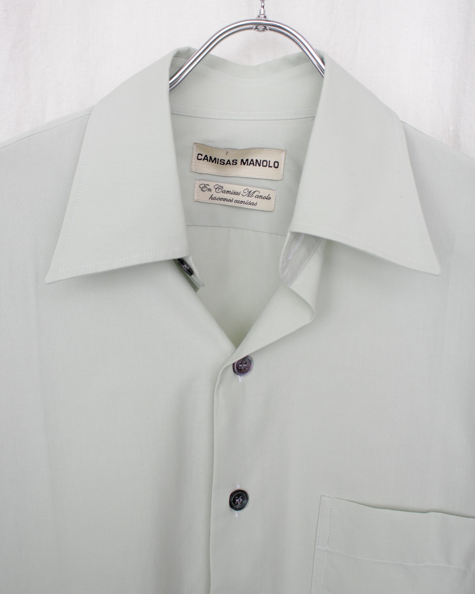 CAMISAS MANOLO カミサスマノロ 通販 SOFT GREEN CAMISA SHIRT