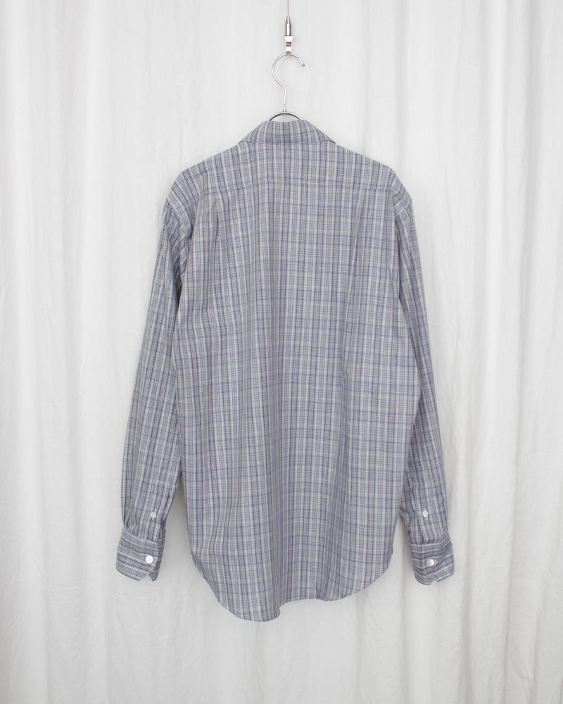 CAMISAS MANOLO / BLUE / WHITE MULTI CHECK NORMAL SHIRT - Blue / White (25020604)