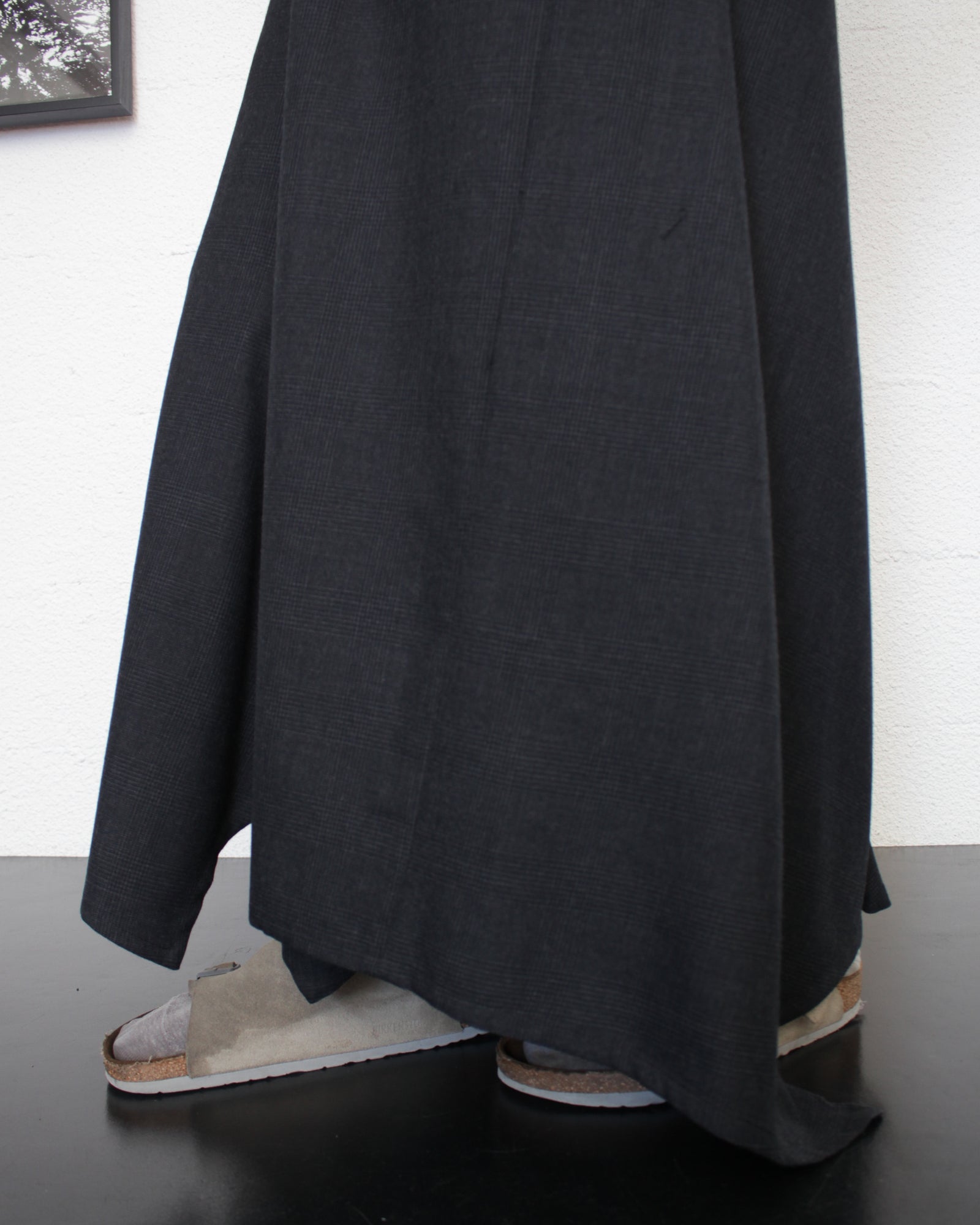 sulvam サルバム 通販 SKIRT PANTS (MW-P06-110) Gray – Mukta / Sal