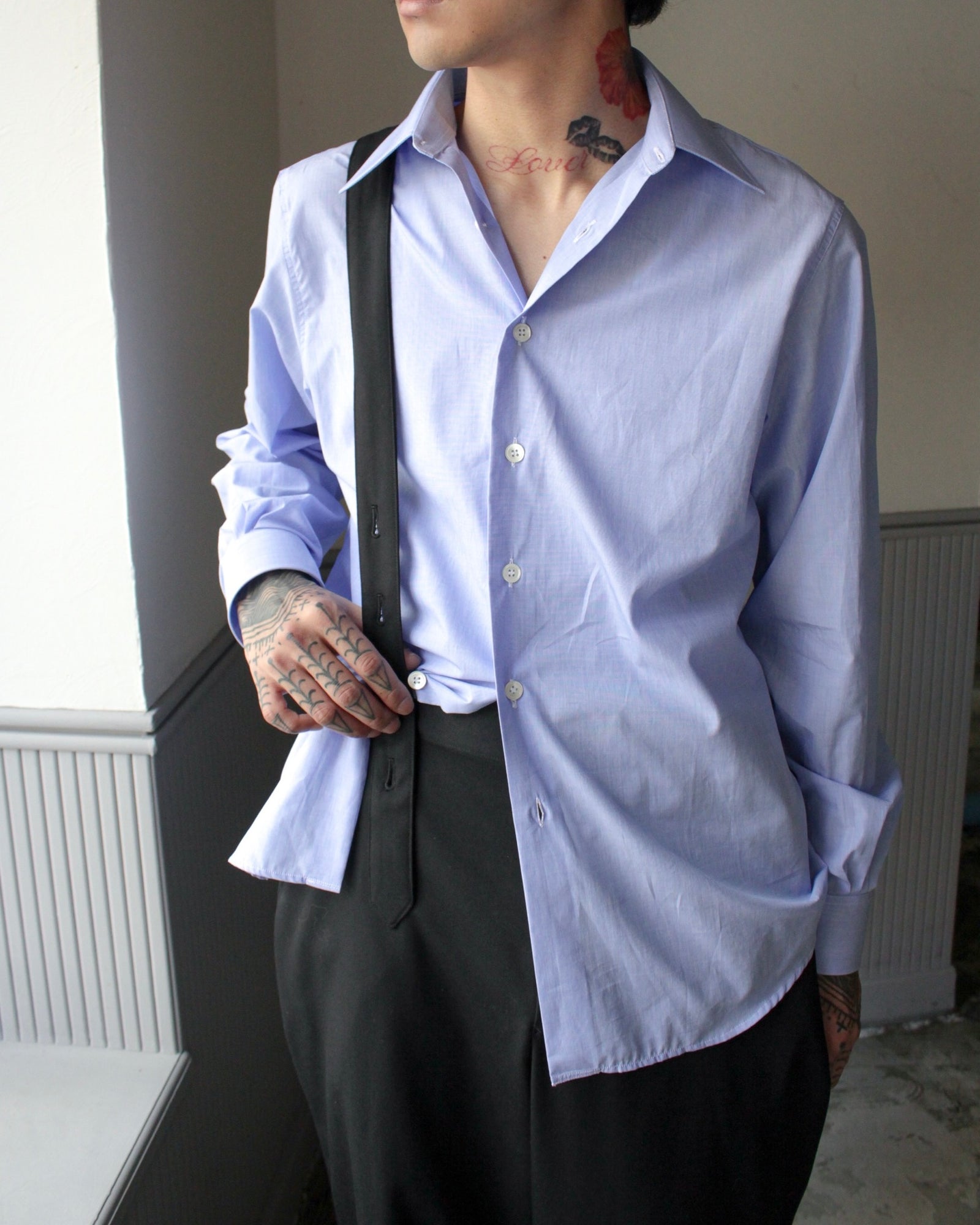 CAMISAS MANOLO カミサスマノロ 通販 BLUE FORMAL SHIRT (25020802
