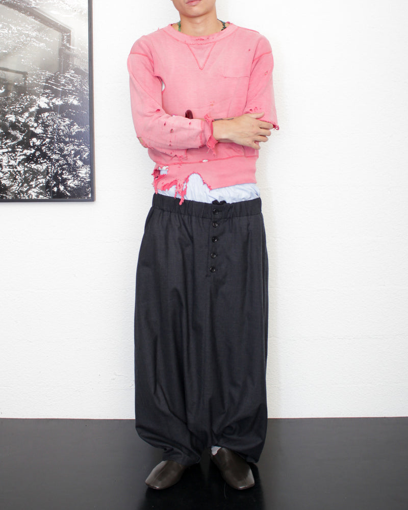 SULVAM / SARROUEL PANTS - Gray (WW-P01-110)