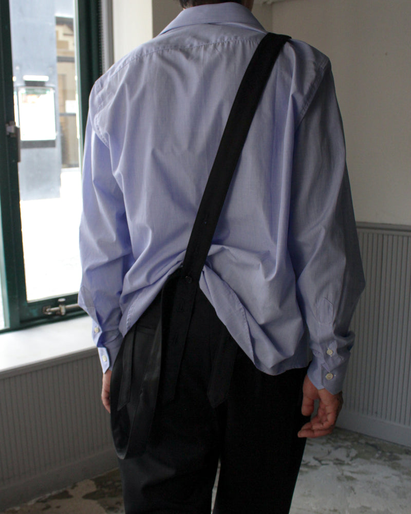 SULVAM / CLASSIC SUSPENDER SLACKS - Black (W-P04-100)