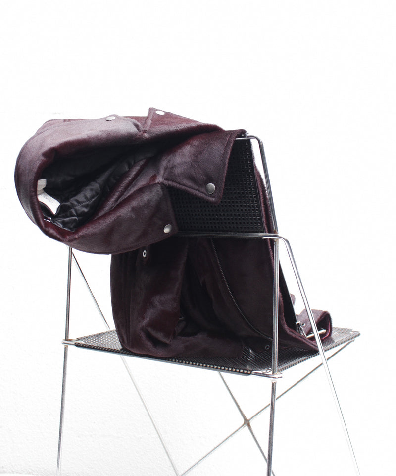 DRIES VAN NOTEN / LODZ 2371 M.L.JACKET - Burgundy (252-021803-2371)