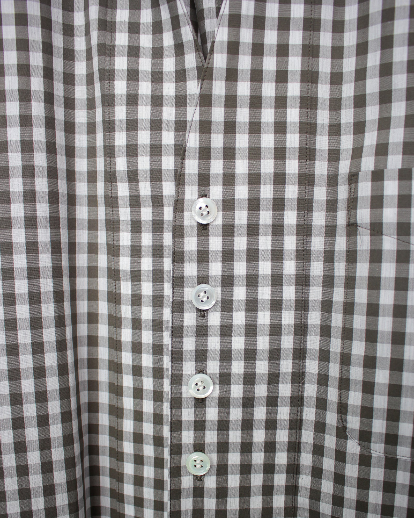 トップス ENSOU. / GINGHAM CHILDISH SHIRT - Grey ENSOU. / GINGHAM CHILDISH SHIRT - Grey