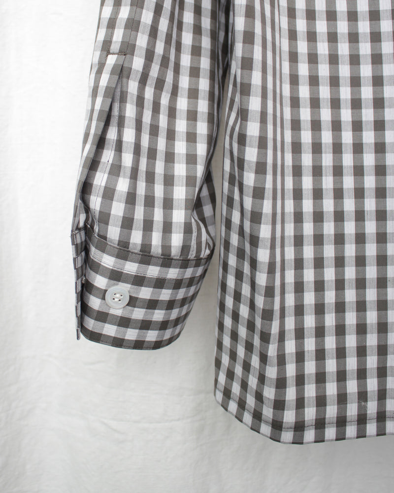 GINGHAM CHILDISH SHIRT (E12S002) Grey