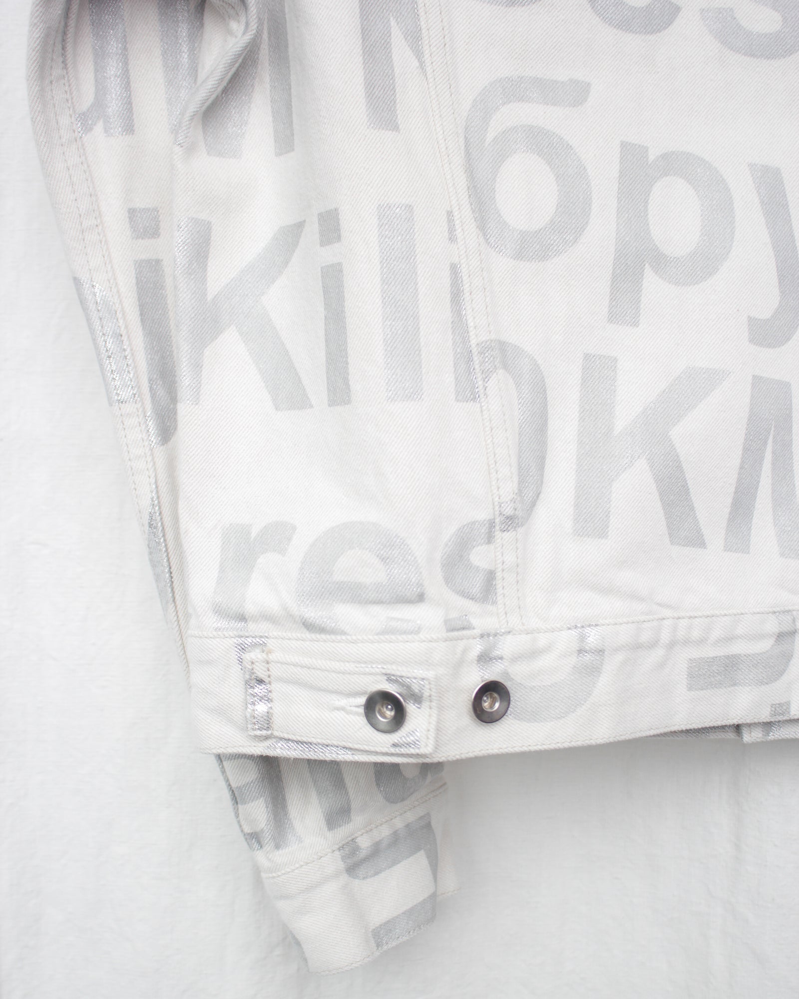ENSOU. エンソウ 通販 ERASED JEAN JACKET-WASHED (E12J011) White X