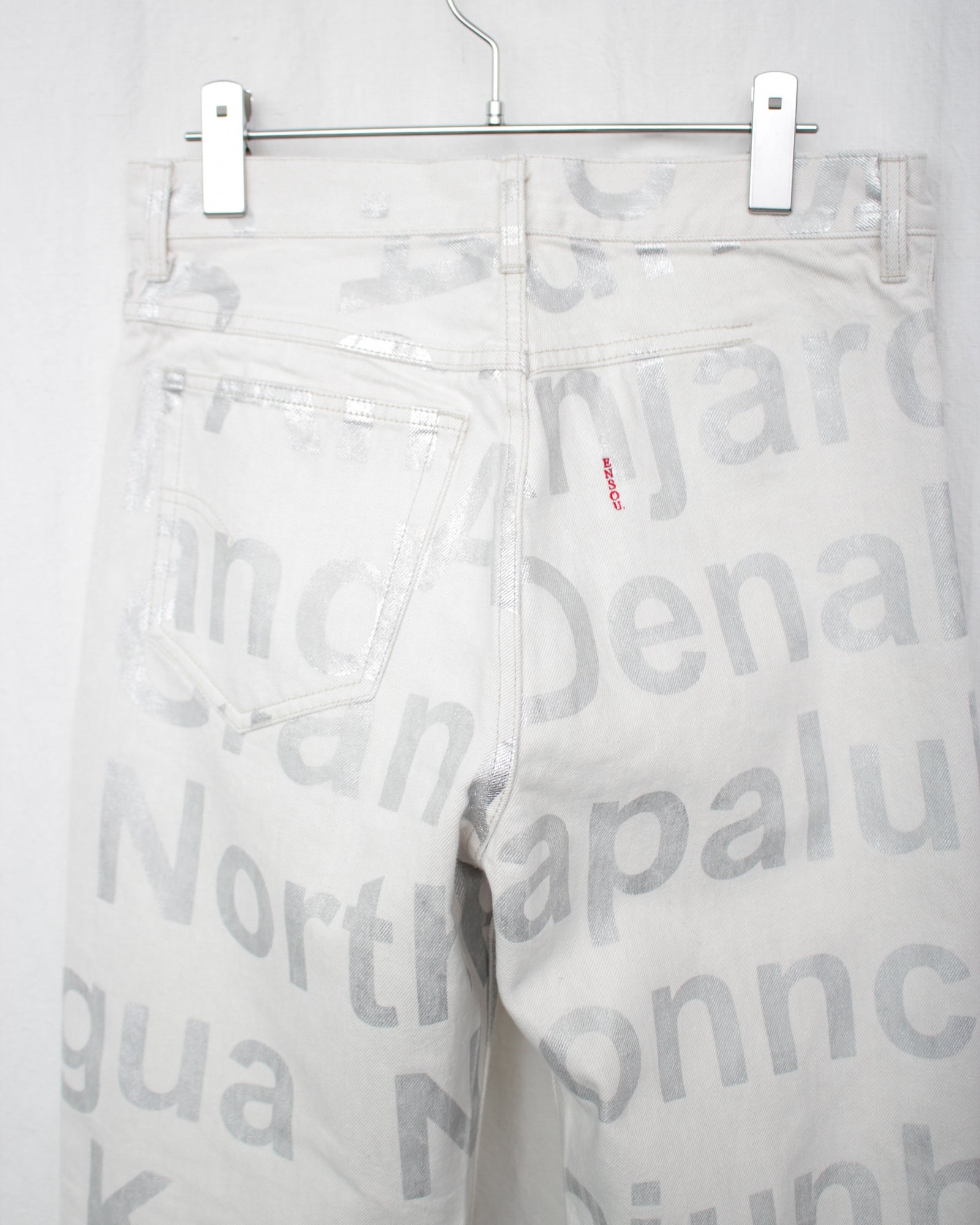 パンツ ensou. Big-E 4PK Jeans (White x Silver) IMG_5506-2_1600x.jpg?v=1750403244