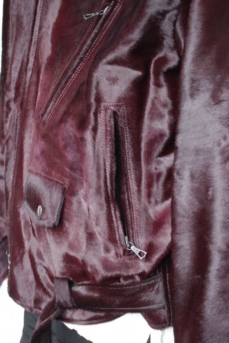 DRIES VAN NOTEN / LODZ 2371 M.L.JACKET - Burgundy (252-021803-2371)