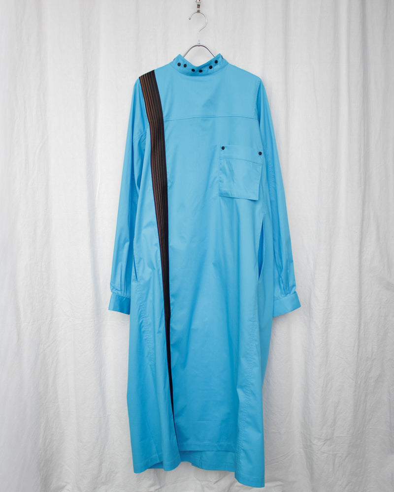 INEX SNAP LONG SHIRT (KKSS25SH03-65) Blue Lucent