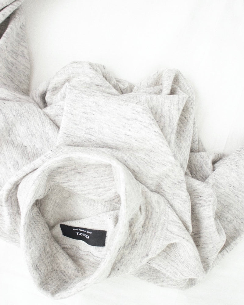 ENSOU. / TURTLENECK LONG SLEEVE SHIRT - Top Grey (E13T001)