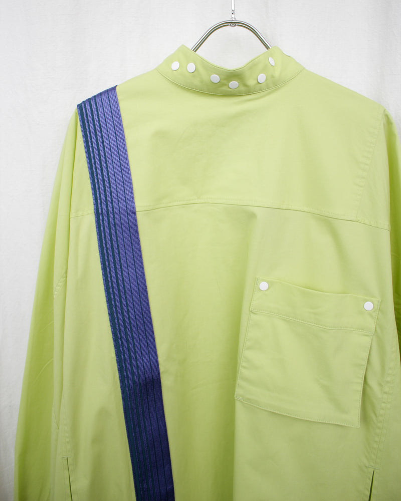 INEX SNAP LONG SHIRT (KKSS25SH03-64) Lime Green