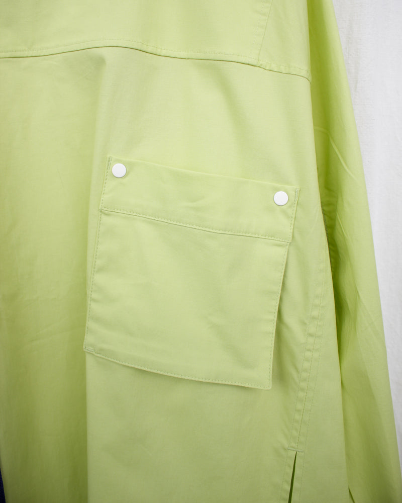 INEX SNAP LONG SHIRT (KKSS25SH03-64) Lime Green