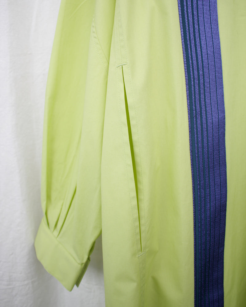 INEX SNAP LONG SHIRT (KKSS25SH03-64) Lime Green