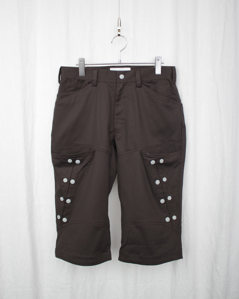 INEX SNAP SHORTS (KKSS25T08-29) Java Brown