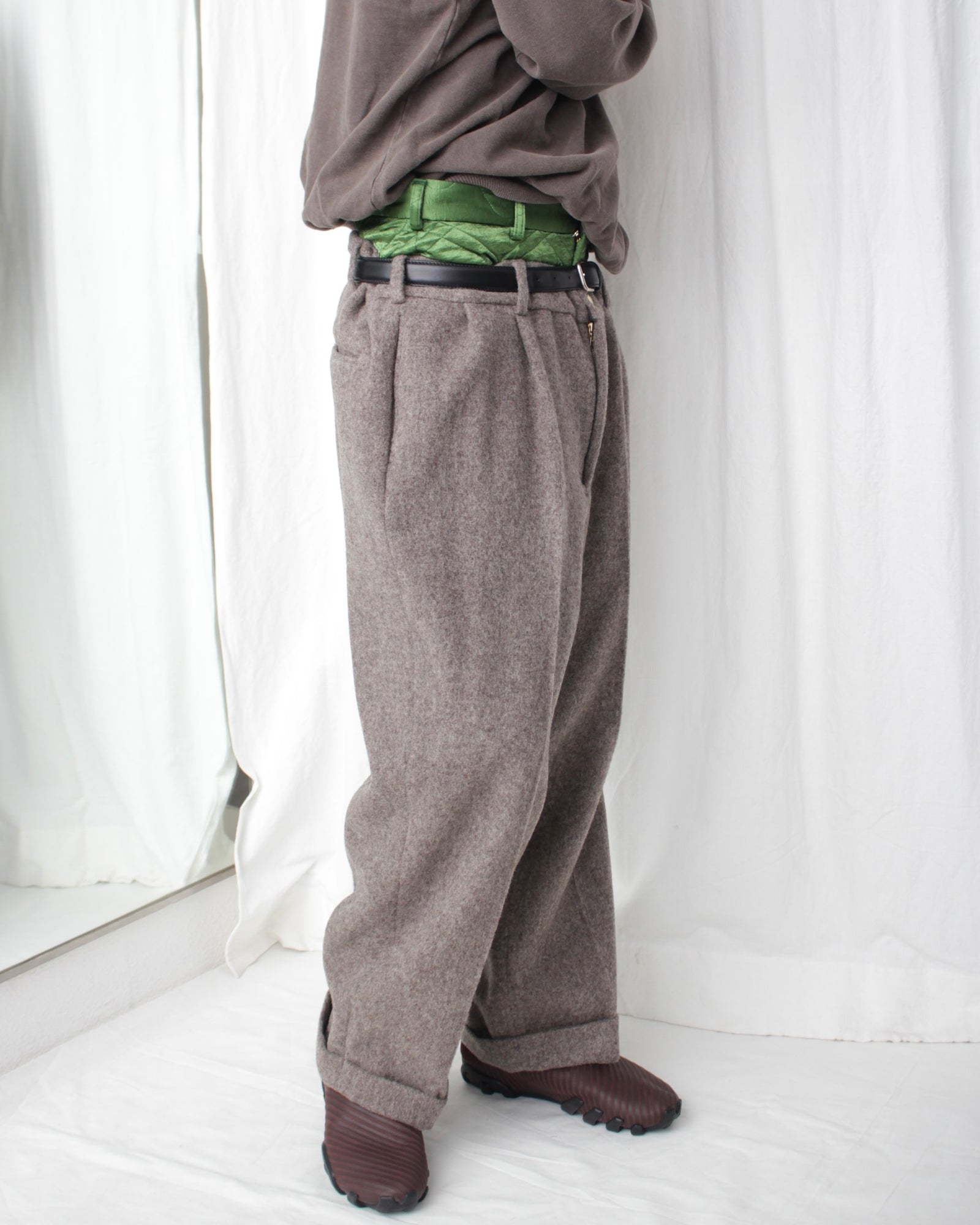 RANDY CARPE DIEM Brown×Green RANDY ランディー CARPE DIEM (AW24-RPT07) Brown×Green – Mukta