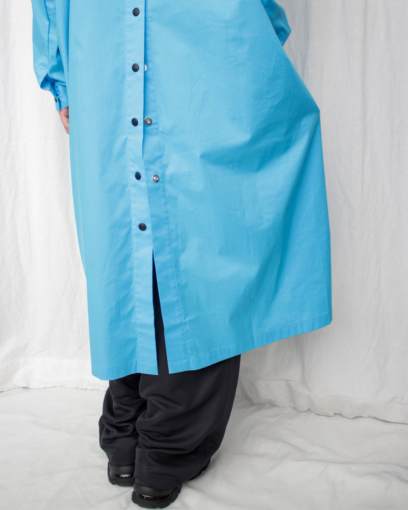 INEX SNAP LONG SHIRT (KKSS25SH03-65) Blue Lucent