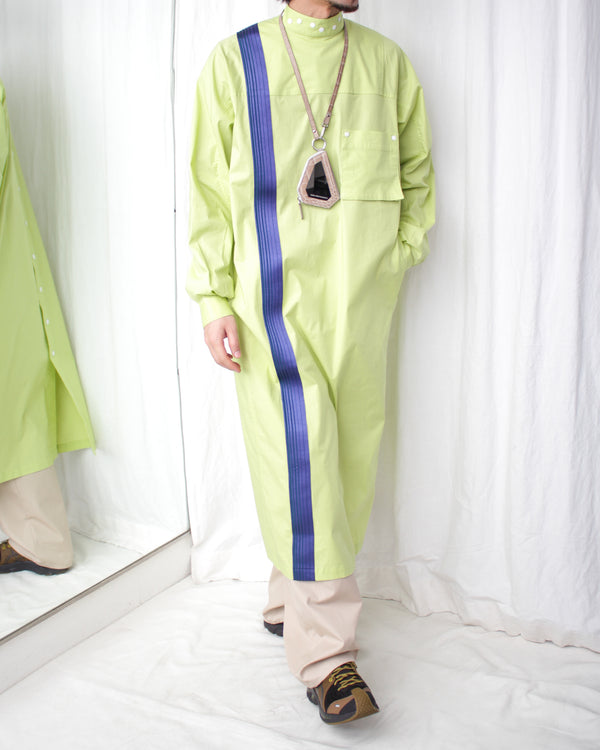 INEX SNAP LONG SHIRT (KKSS25SH03-64) Lime Green