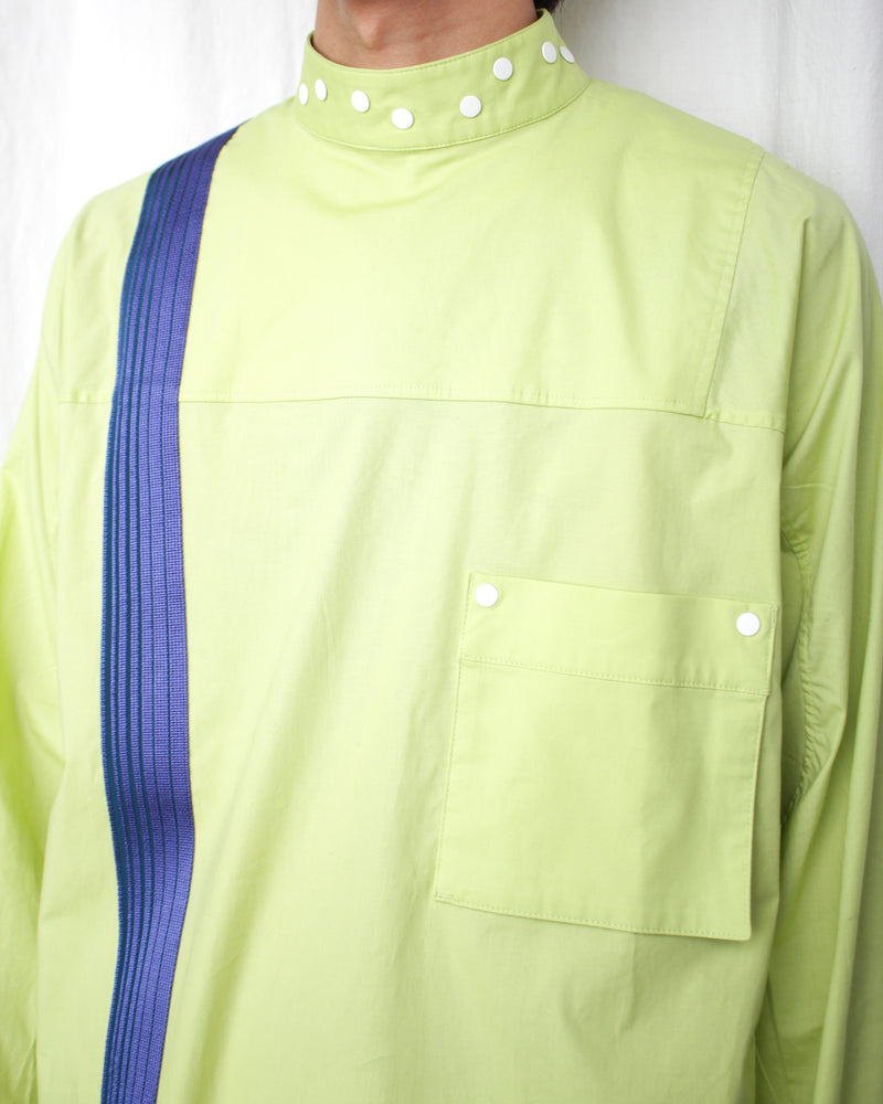 INEX SNAP LONG SHIRT (KKSS25SH03-64) Lime Green