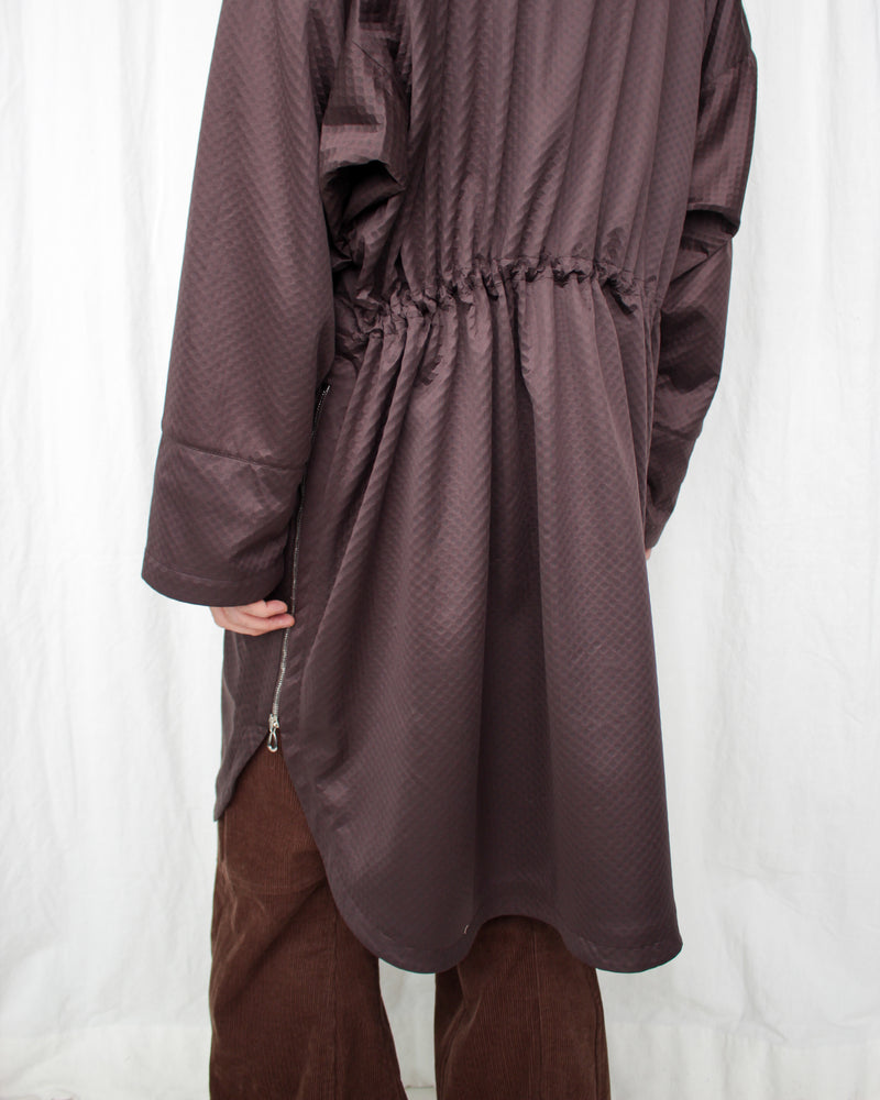 SOLIX PULLOVER COAT (KKSS25C03-58) Callisto Brown