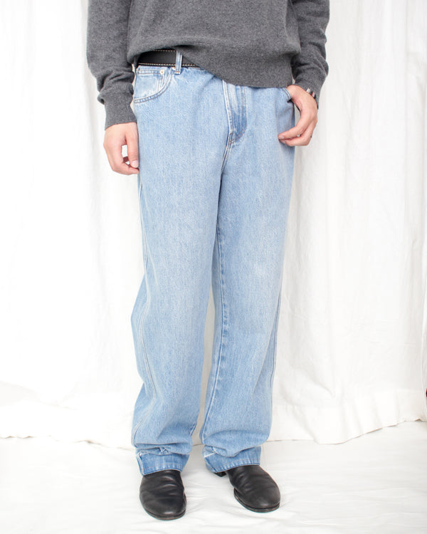 SATURN DENIM TROUSERS (WA24DE08-CO20-500) Light Blue