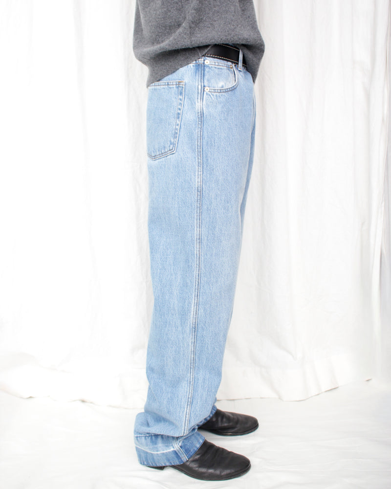 SATURN DENIM TROUSERS (WA24DE08-CO20-500) Light Blue