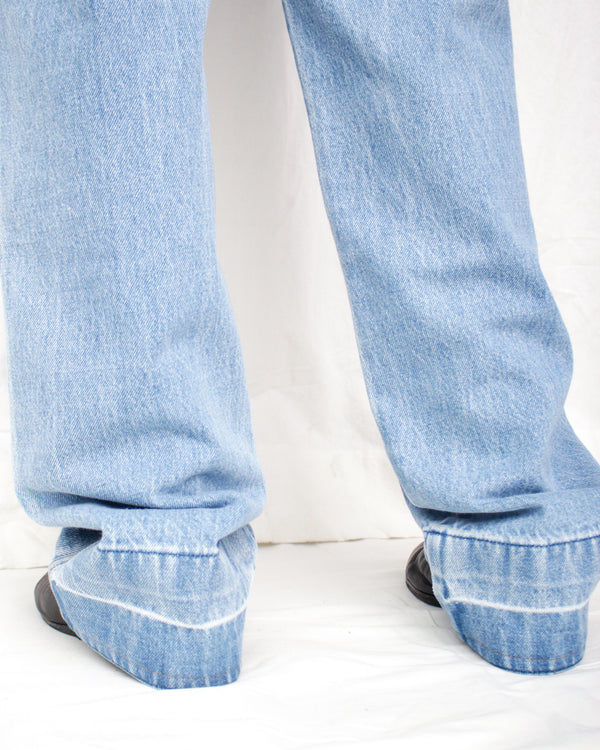 SATURN DENIM TROUSERS (WA24DE08-CO20-500) Light Blue