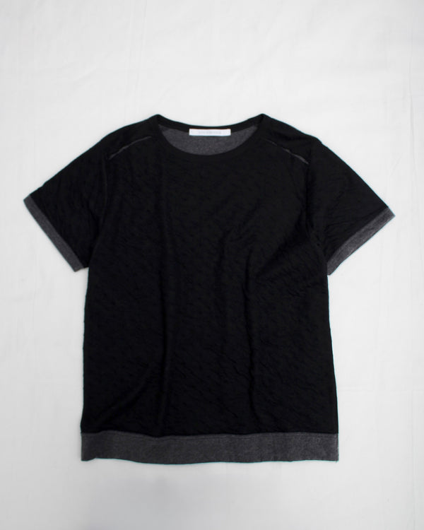 REVERSE T-SHIRT (FW24T08) Black/Grey