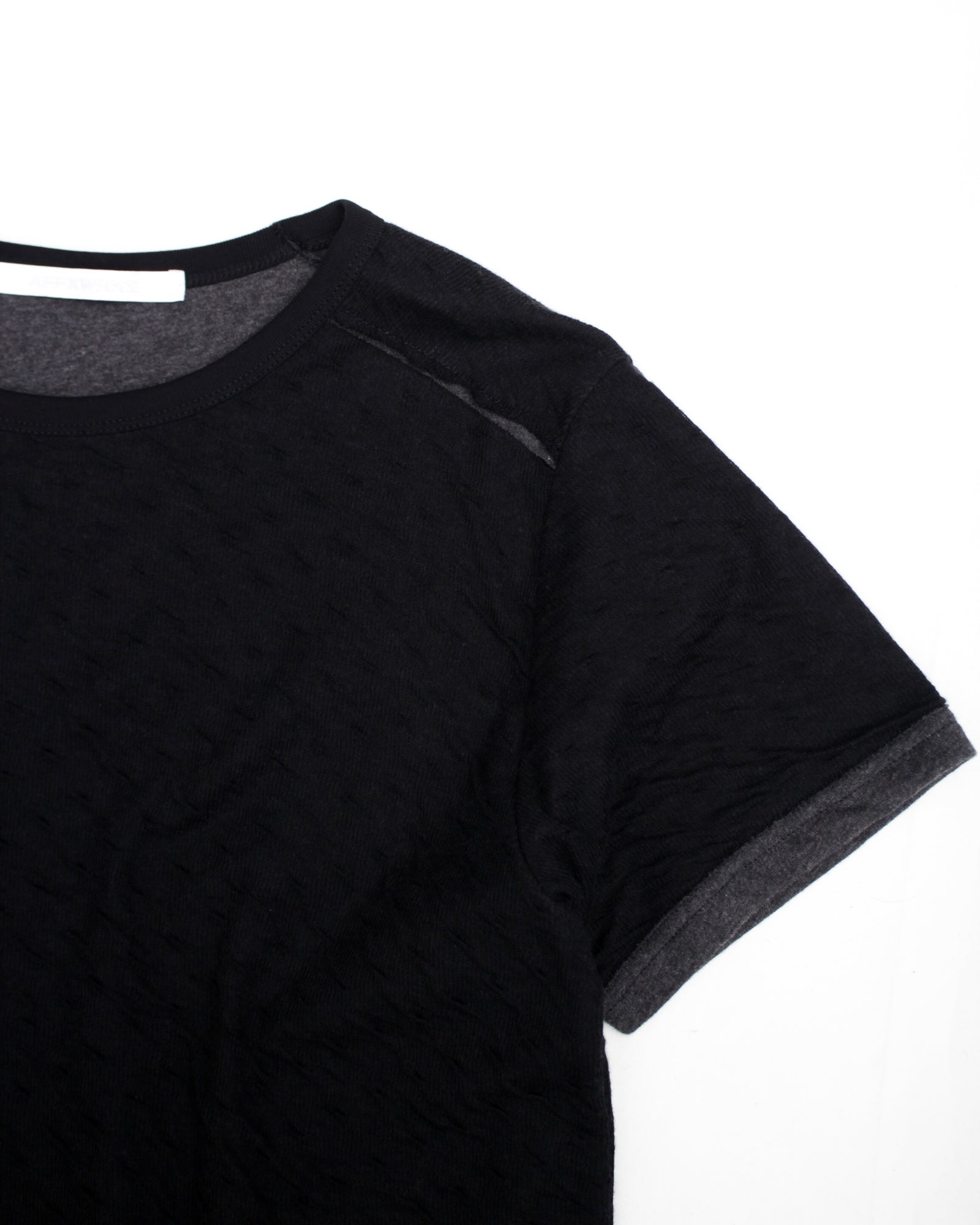 AFFXWRKS / REVERSE T-SHIRT (FW24T08) Black/Grey – Mukta / Sal