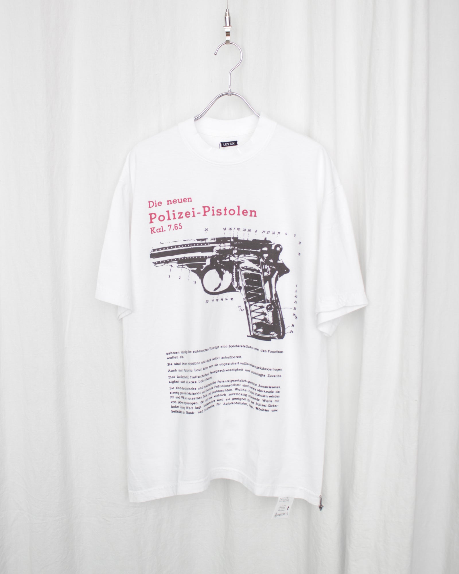 LES SIX レシス 通販 GUN CATALOGUE TEE (FEMTIO-ÅTTA-9-GUN) White