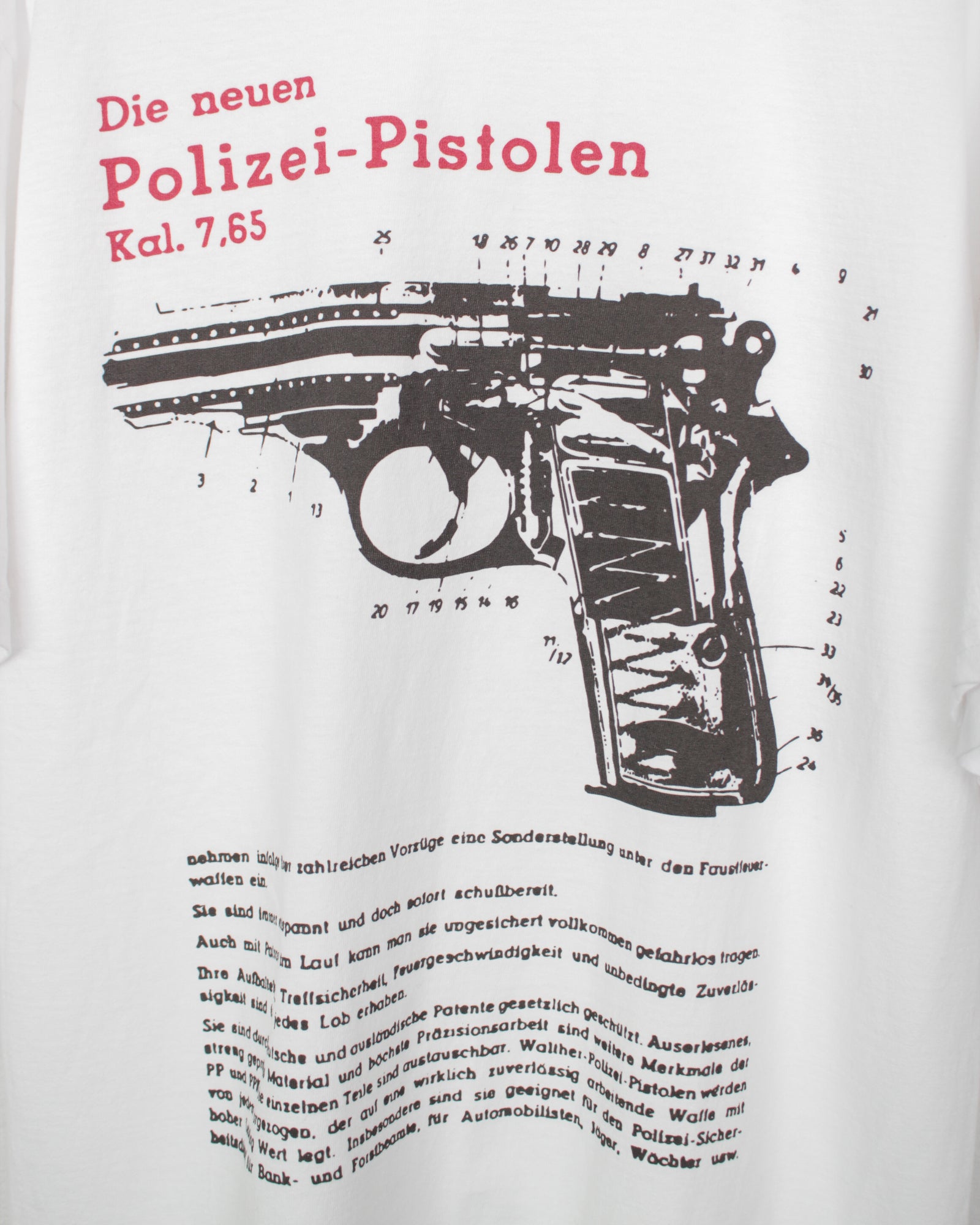 トップス LESSIX sextio-Etta-9-ewtee LES SIX レシス 通販 GUN CATALOGUE TEE (FEMTIO-ÅTTA-9-GUN) White